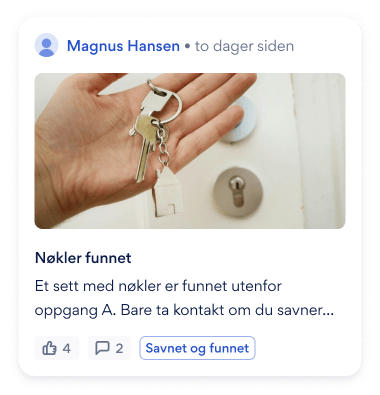 Illustrasjon av oppslag